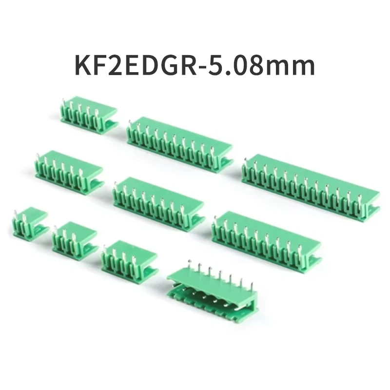 

(10 Pieces) KF2EDGR-5.08mm - 2P 3P 4P 5P 6P 7P 8P 9P 10P 12P Pluggable Connector Terminal 5.08mm Pitch