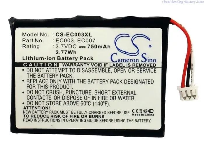 CS 750mAh Media Player Battery EC003 EC007 for Apple iPOD Mini 4GB,6G,M9802,M9806 M9803 M9807 M9804 M9801 M9805 +Tool and Gift
