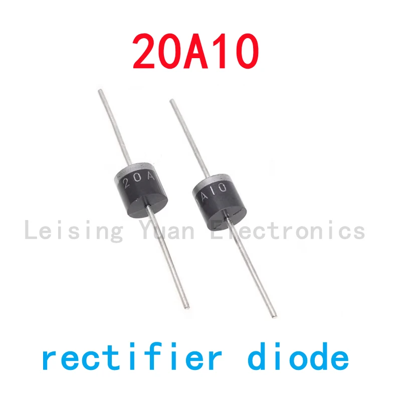MIC diode 20A10 direct insertion rectifier diode 20A/1000V anti reverse/reflux circuit board high-power charging diode