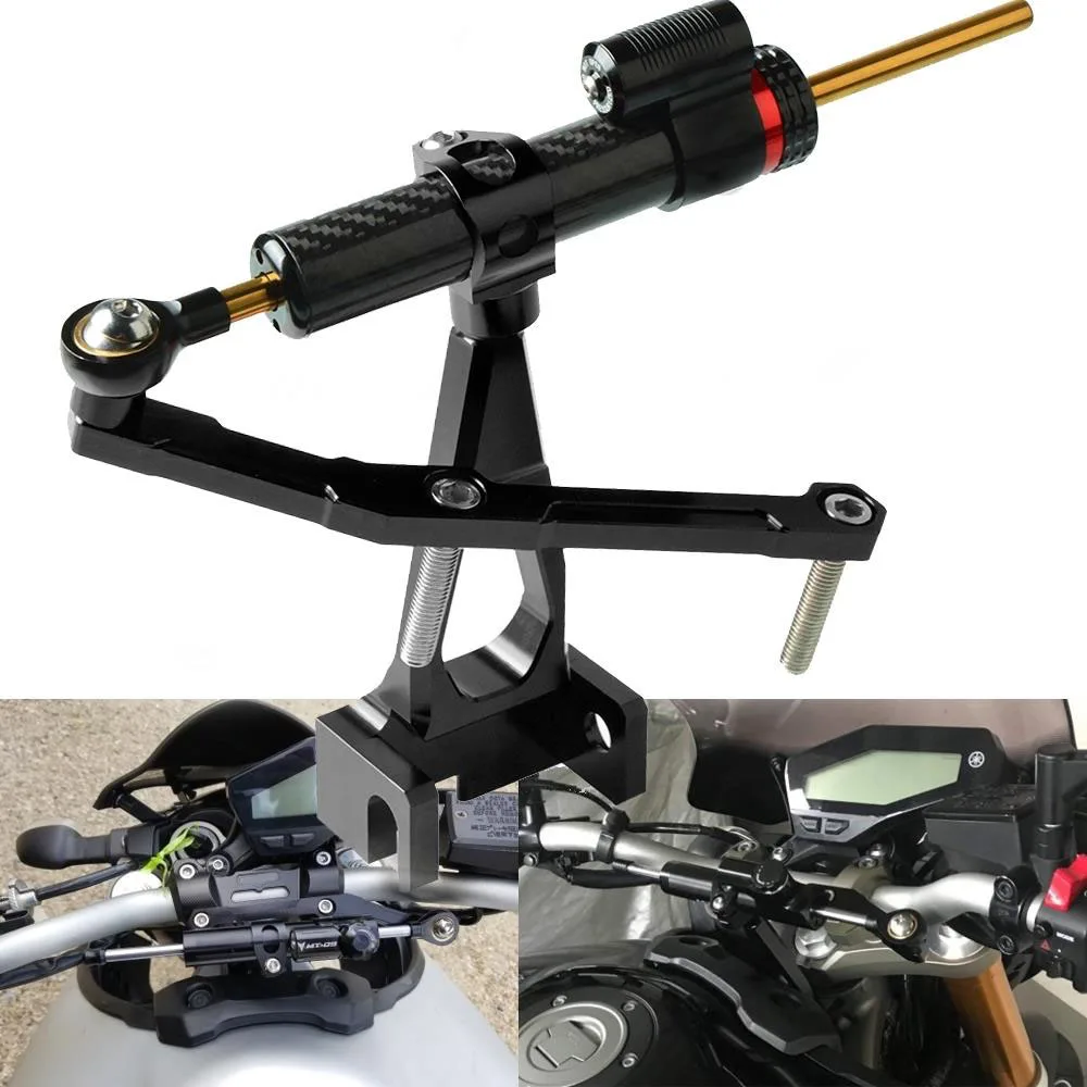 

New CNC Motorcycle Steering Stabilize Damper Bracket Mount FOR YAMAHA MT-09 MT09 FZ09 FZ-09 2013-2016 2017 2018 2019 MT-09 SP