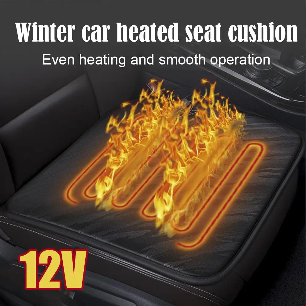 12V Universal Car Heating Square Pad 45*45*10cm Car Electric Heat Seat Cushion For Winter Household Auto Accessories