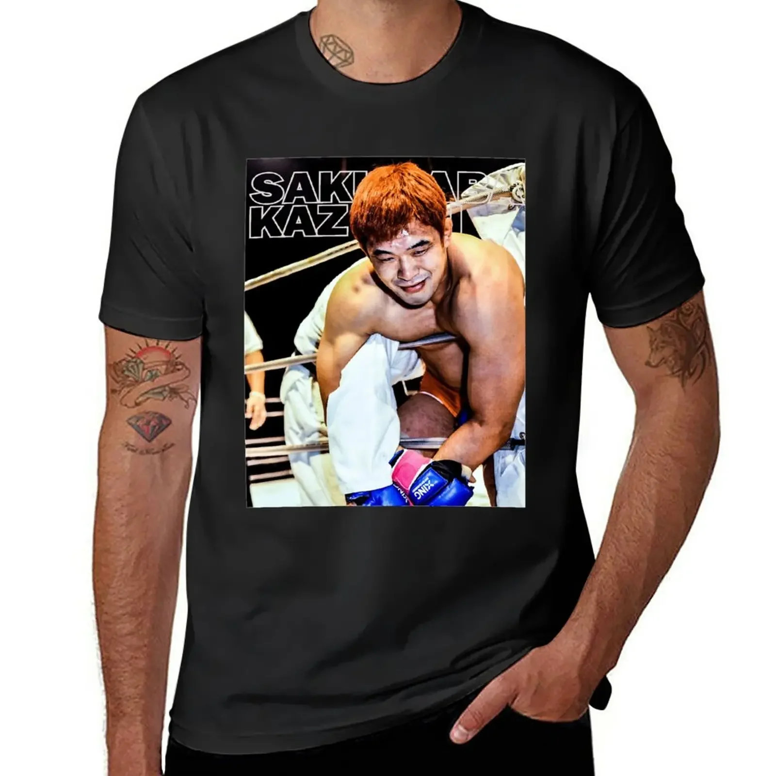 New Kazushi Sakuraba T-Shirt graphic t shirt Anime t-shirt heavy weight t shirts for men