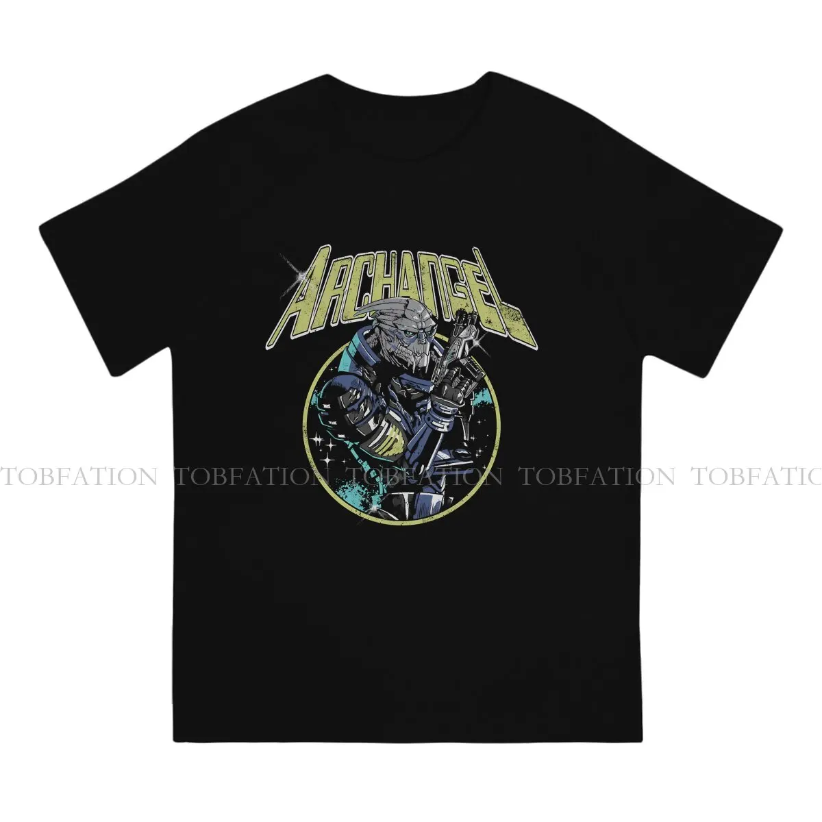 The Vakarian Mass Effect Game Men T Shirt Cotton Grunge Crewneck Tee Shirt Harajuku Tops