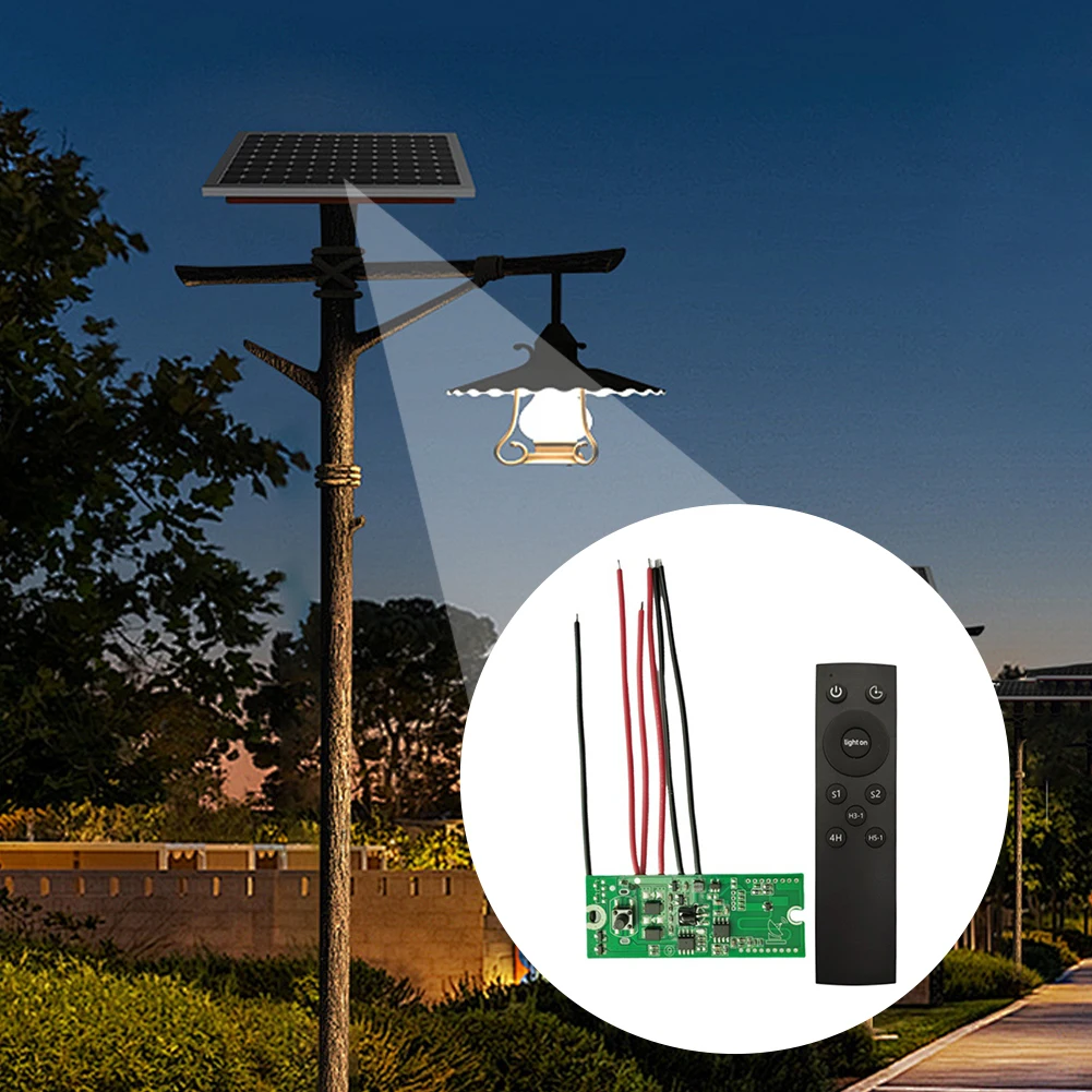 3.2 فولت 3.7 فولت لوحة دوائر كهربائية للضوء الشمسي مع جهاز التحكم عن بعد لوحة تحكم ضوء الشارع الشمسي وحدة تحكم المصباح الشمسي #3