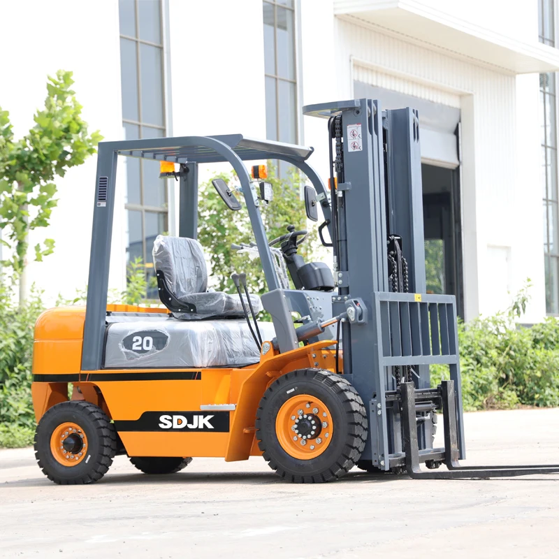 Customized Diesel forklift four-wheel drive flexible operation warehouse handling and unloading of 3 ton and 5 ton forklifts