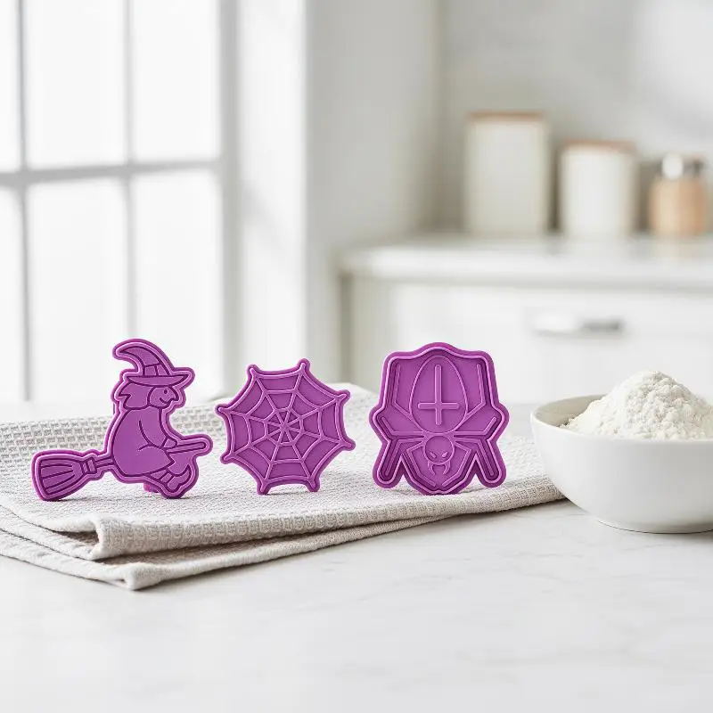 Halloween Baking Molds Magic Potion Bottle Cookie Cutters With Spooky Shapes Perfect For DIY Crafts Baking Halloween Decor