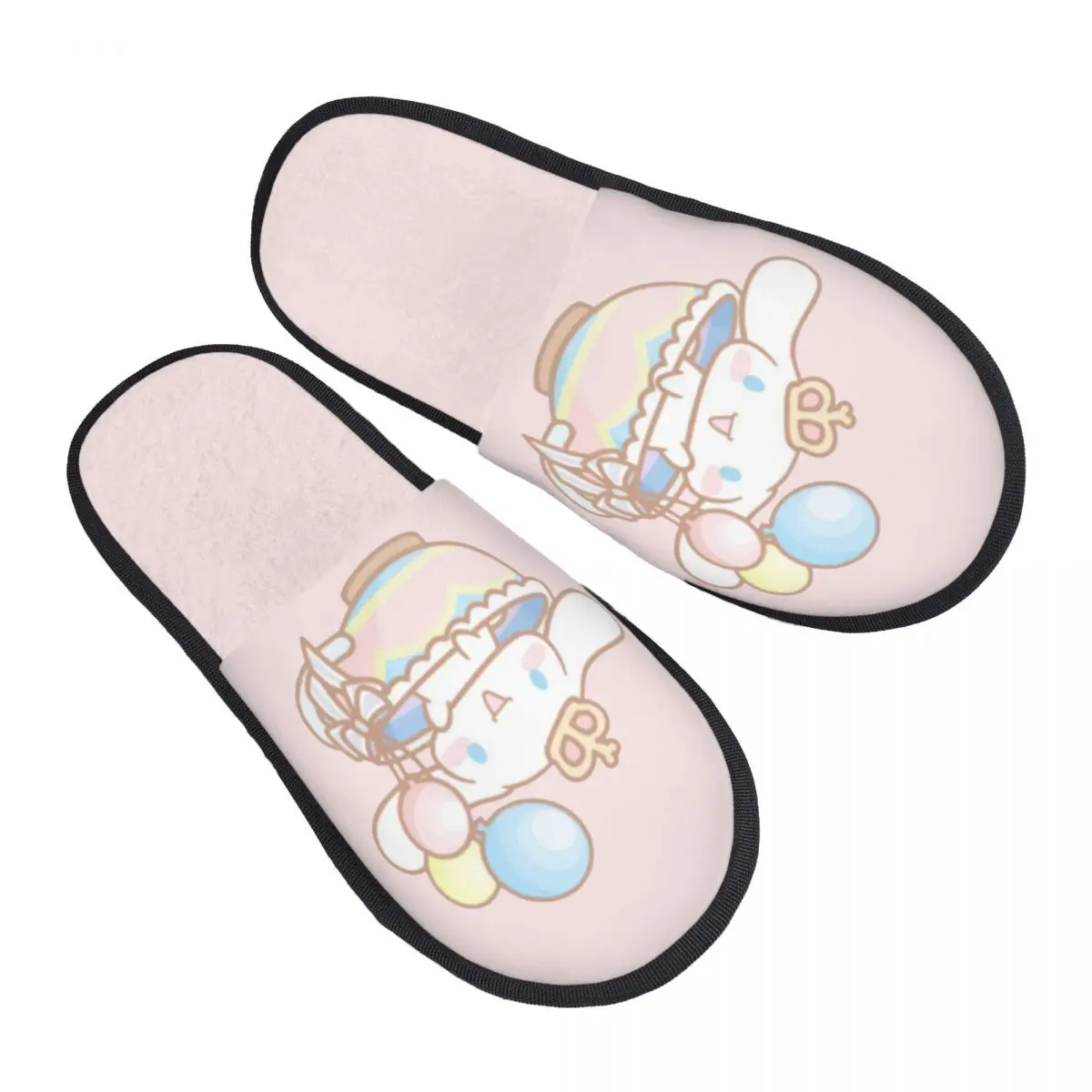 

Изготовленные на заказ тапочки из пены с эффектом памяти Cinnamoroll, женские уютные теплые домашние тапочки