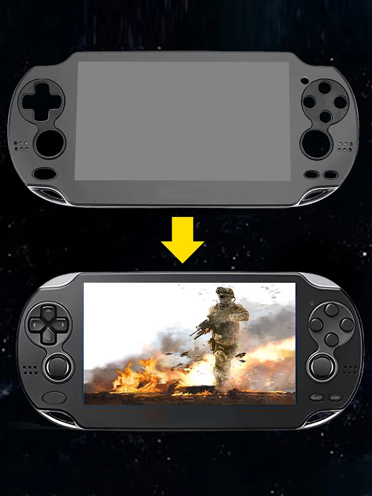 LCD Display Touch Screen Panel with Frame LCD Screen Display Panel Original Replacement for Playstation PS Vita PSV 1000