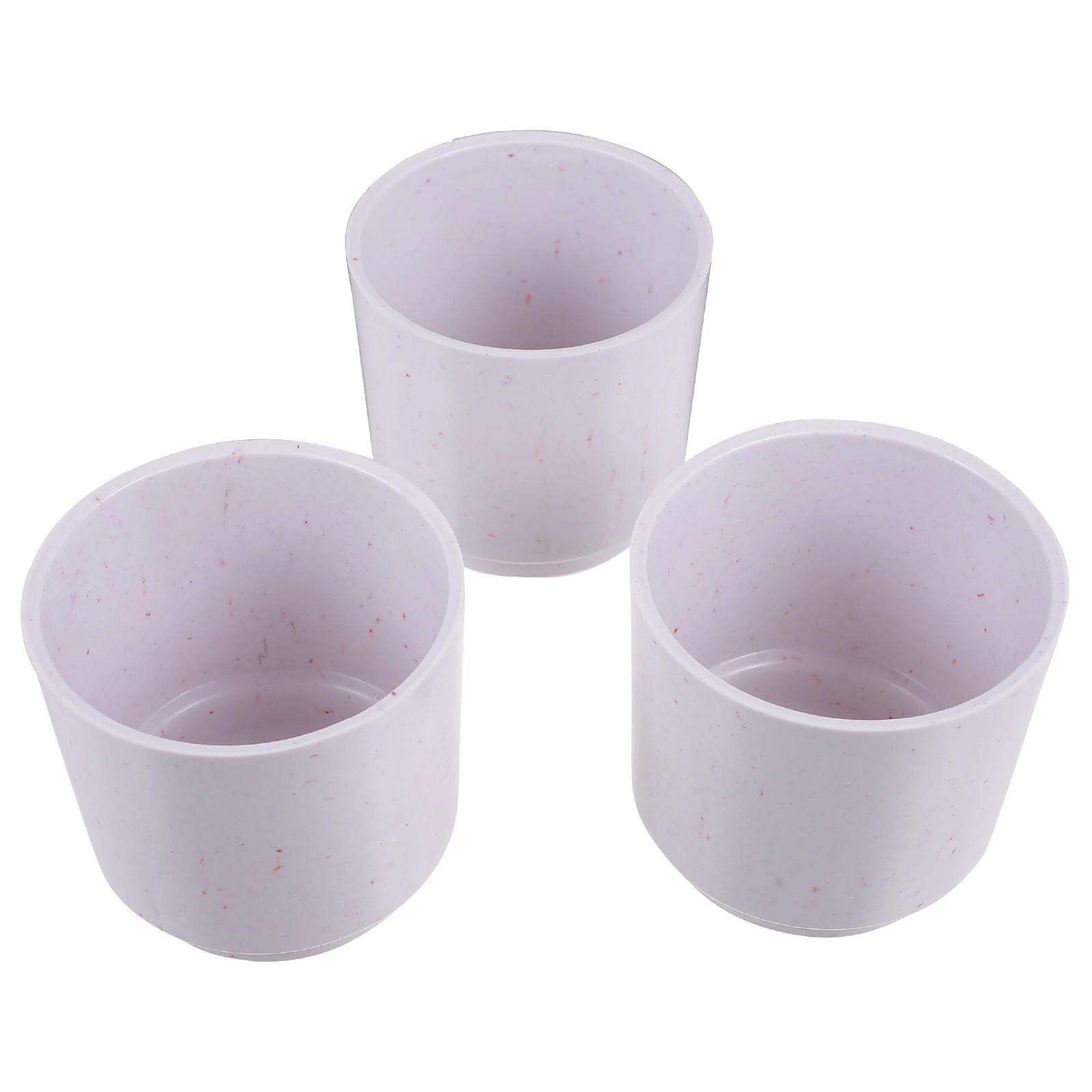 

3 Pcs Plant Fiber Flower Pot Durable Creative Miniature Home Decorative Balcony Breathable Succulent Planter Container