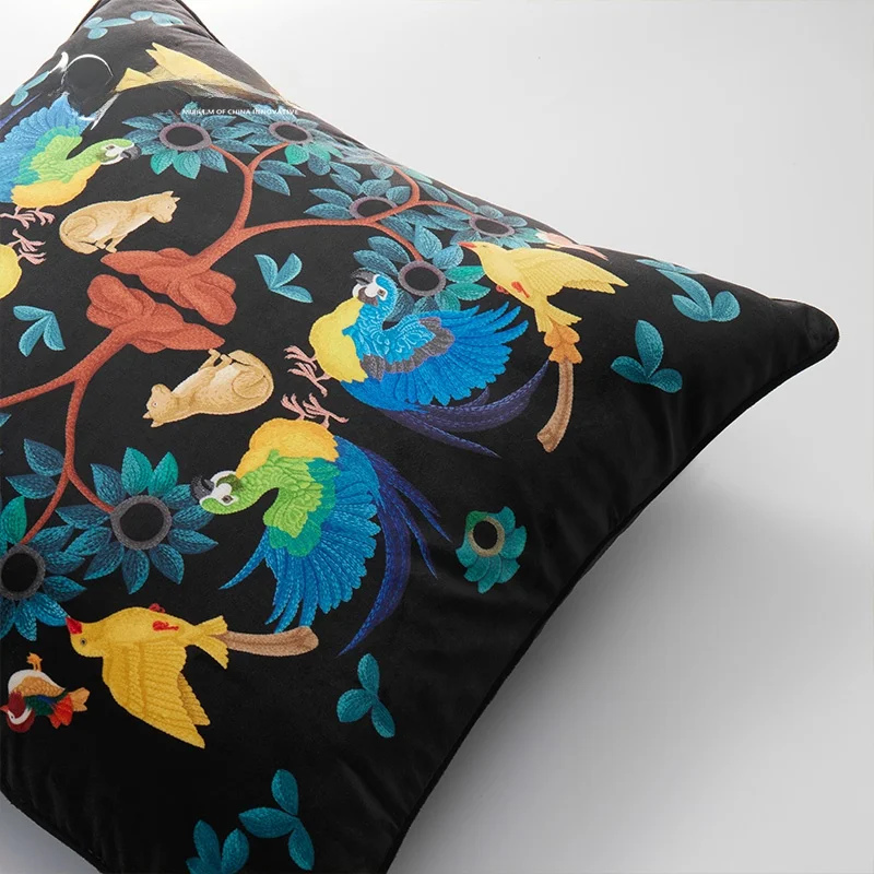 National Museum of China Plush Pillow Classical Style Sleep Gift for Men Birthday Soft Toy Decorative Couch Cushion