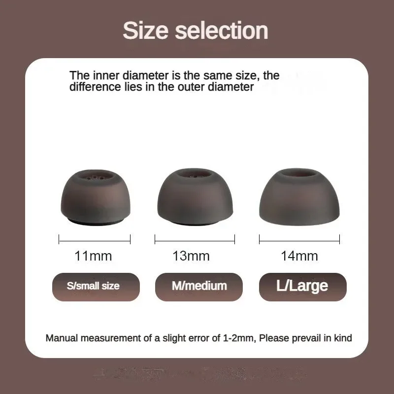 6 PCS Silicone Eartips for Samsung Galaxy Buds4 Pro Earplug Wireless Bluetooth Earphone Cover for Galaxy Buds 3 Pro Eartips image 4