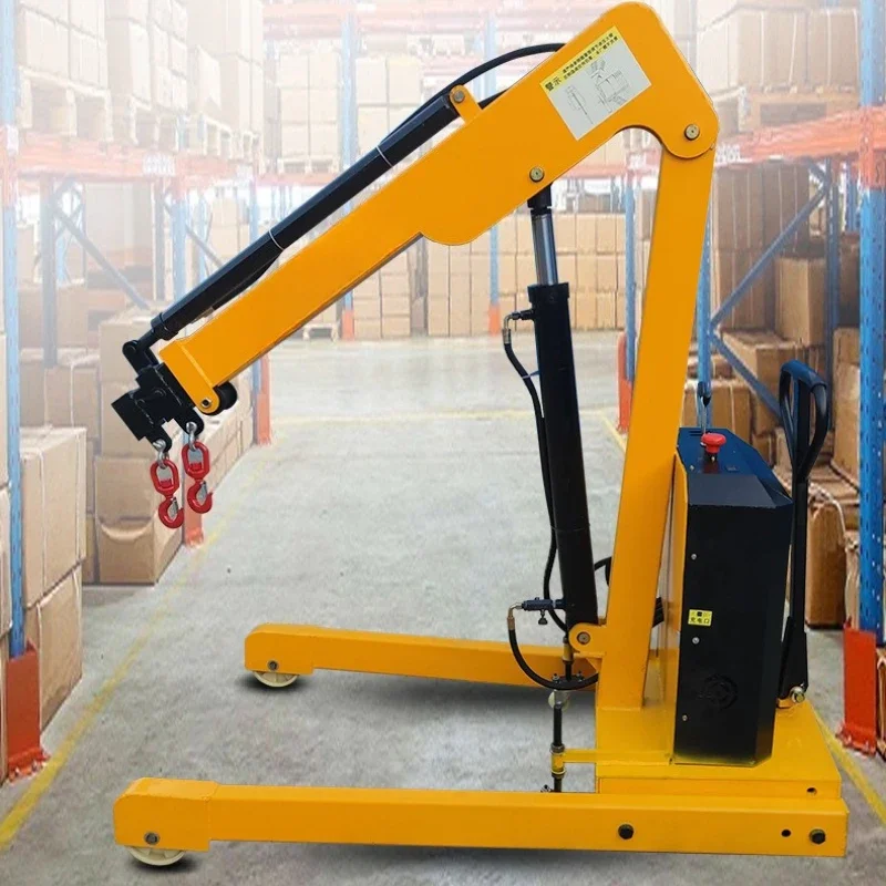 

AAFully Automatic Single-arm Small Crane Motor Walking Human Crane Folding And Moving Construction Foot Stepping