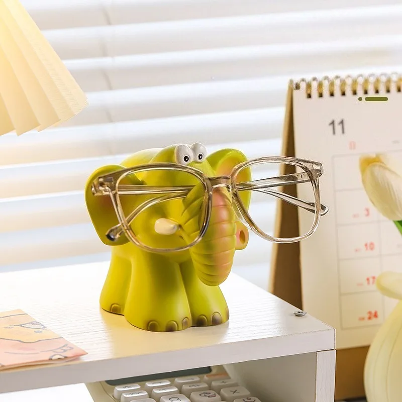 Creative Elephant Eyeglass Stand Decor, Eyeglasses Holder Ornament & Display Rack