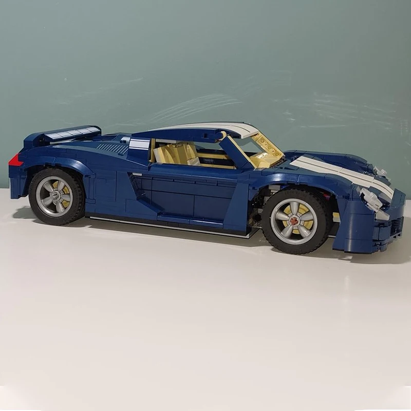 

807 шт. MOC Carrera GT строительные блоки Рождественский подарок креативный набор для обучения и сборки для развития концентрации и терпетиции