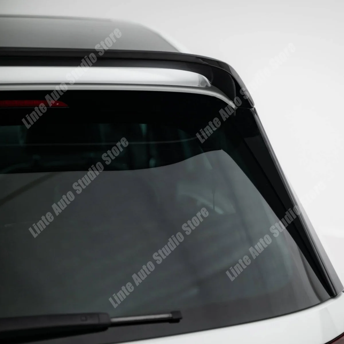 Rear Spoiler For Volkswagen Golf R R-Line GTI GTD Mk7 Mk7.5 Facelift 2013-2020 ABS Glossy Black Roof Cap Windows Side Wings Kits