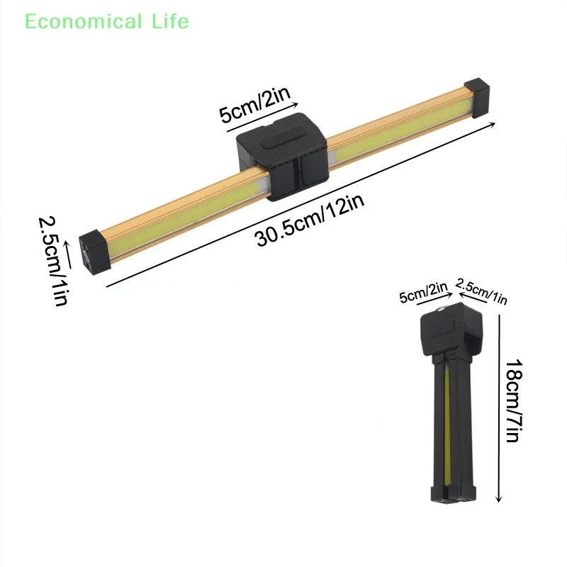 Lâmpada de ginástica para posar, lanterna led magnética portátil com gancho de suspensão, à prova d'água led 7th gear escurecimento academia para posar