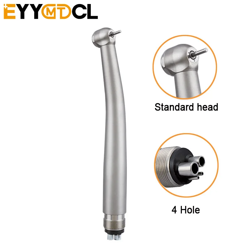 Dental High Speed Handpiece 2/4 Hole Standard Head Air Turbine E-Generator Ceramic Bearing Dentist Tips