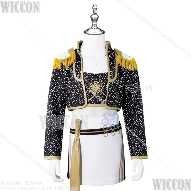 أيدول المرحلة موحدة GLODEN الأطفال شعر مستعار شيطان تأثيري Kawaii المرحلة وهمية السيف الدعائم لطيف Nunu هالوين أنيمي كوميك كون #5