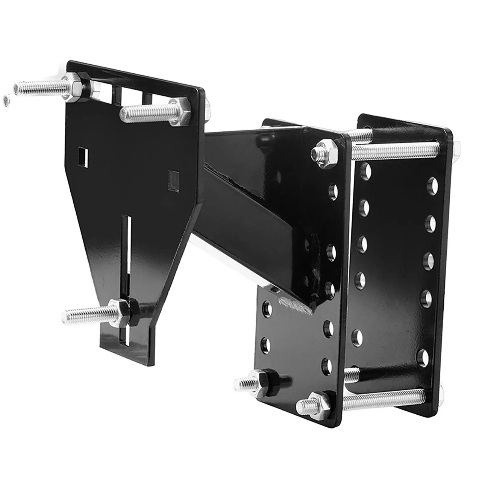

Universal Spare Tire Carrier Steel Bracket Holder for Utility Trailer RV Boat Tire Support Easy Installation