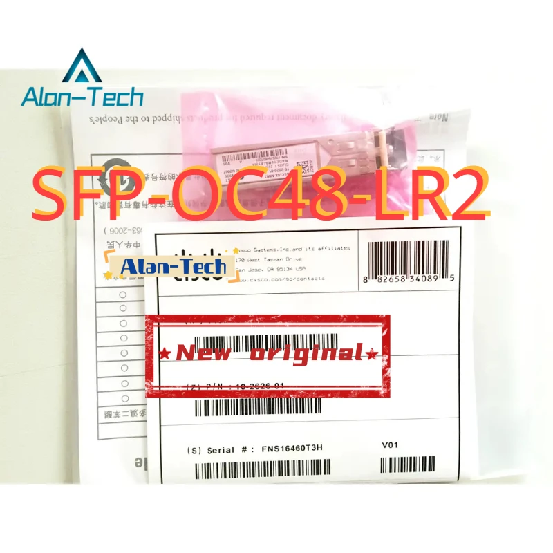 

SFP-OC48-LR2 Pluggable Long-reach Transceiver Module | New