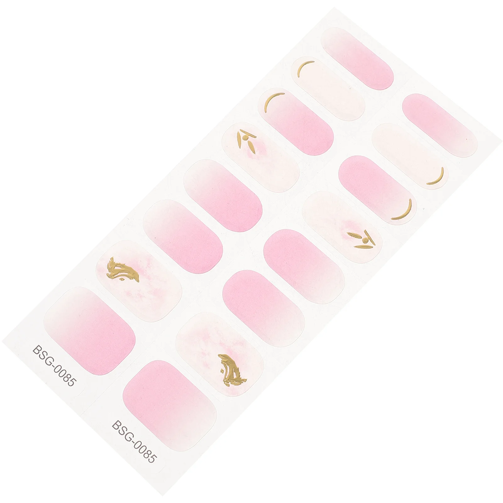 สติกเกอร์ติดเล็บเจล 1 ชุด ลายเฟรนช์แมนิคิวร์ สำหรับตกแต่งเล็บเองที่บ้านและร้านทำเล็บ แผ่นเจลติดเล็บลายเฟรนช์ สติกเกอร์ติดเล็บ