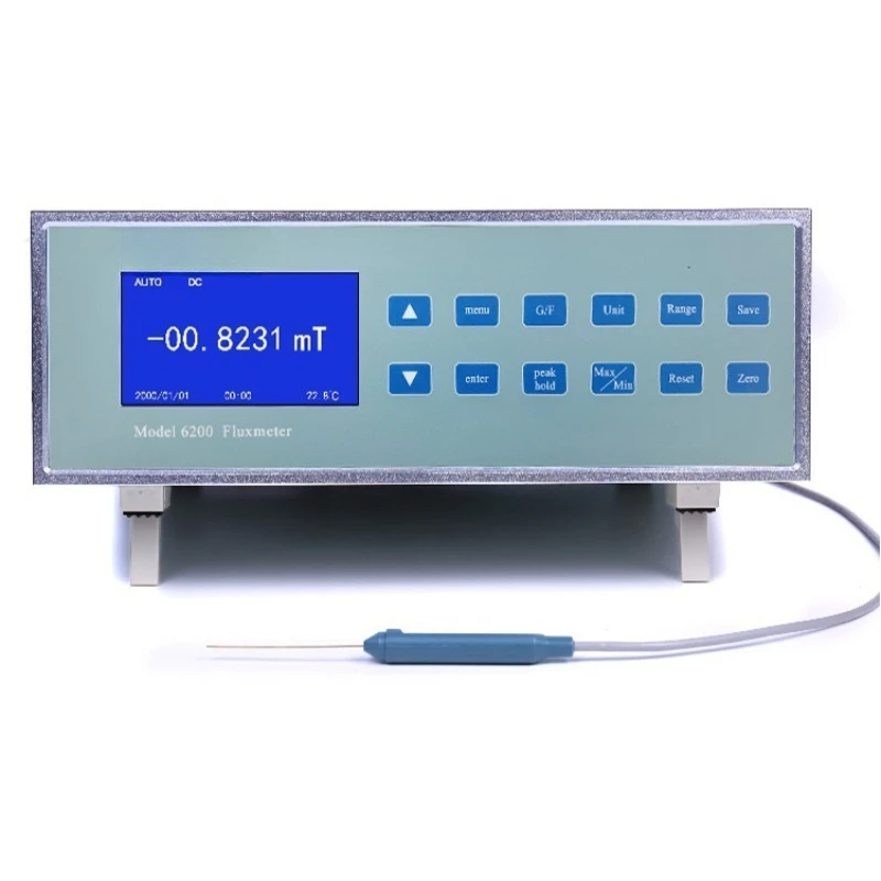 

HM-6200 Intelligent High Precision All Digital Fluxometer Gaussian Meter