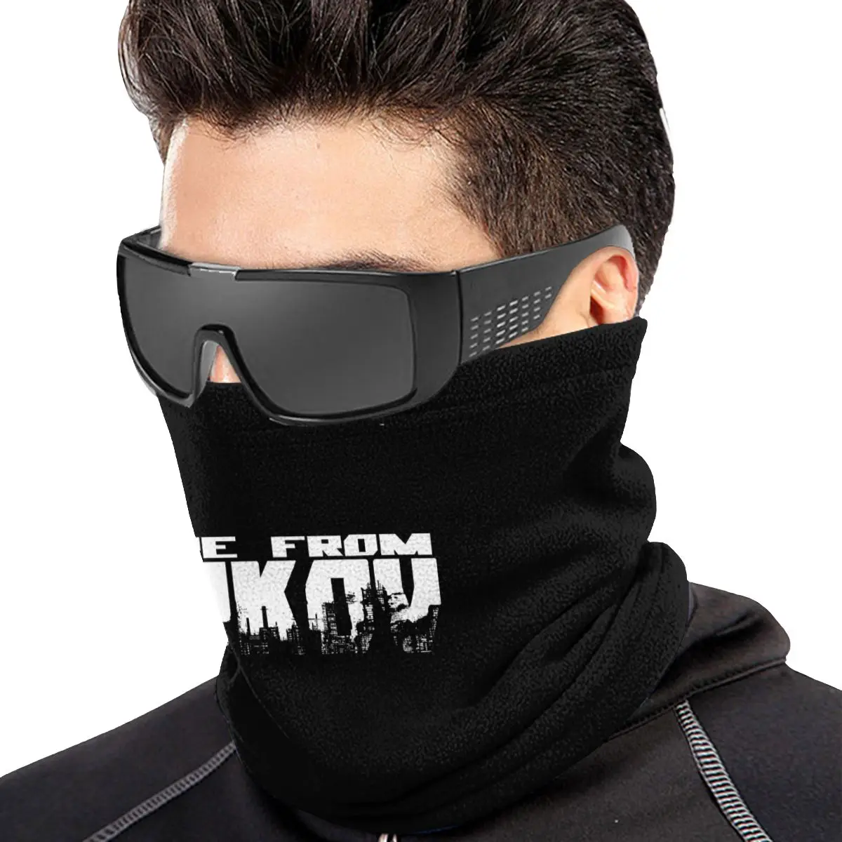 Ontsnappen Uit Tarkov Logo Microfiber Nek Gaiter Bandana Sjaal Ski Winddicht Ademend