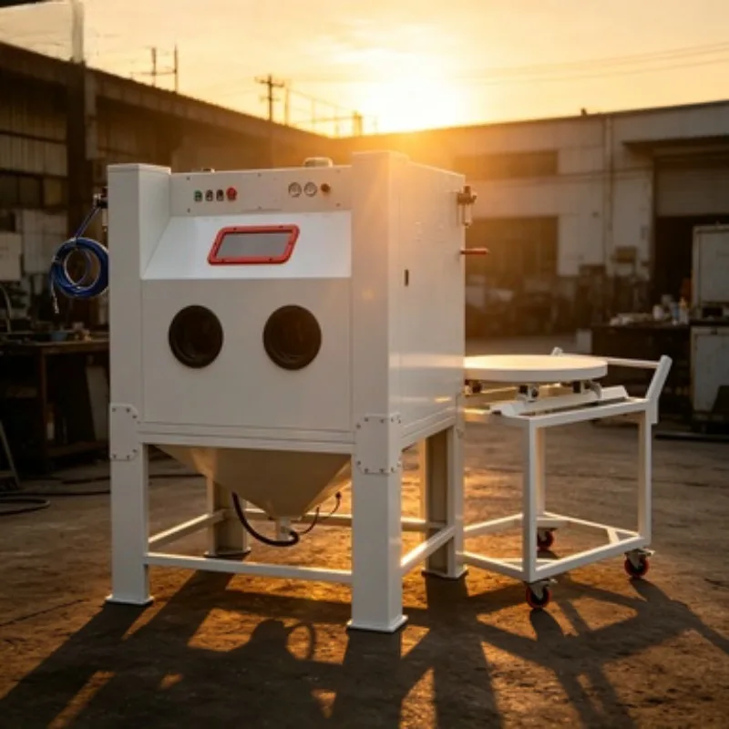 Manual Dry Sandblasting Machine Wet Sand Blasting MachineMetal Sandblaste for Descaling/Stripping Easy to Operate for Glasse