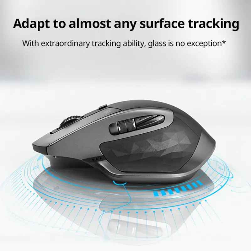 فأرة Logitech MX Master2s لاسلكية، بلوتوث، مناسبة للمكتب وiPad والكمبيوتر المحمول وسطح المكتب، قابلة للشحن - 3