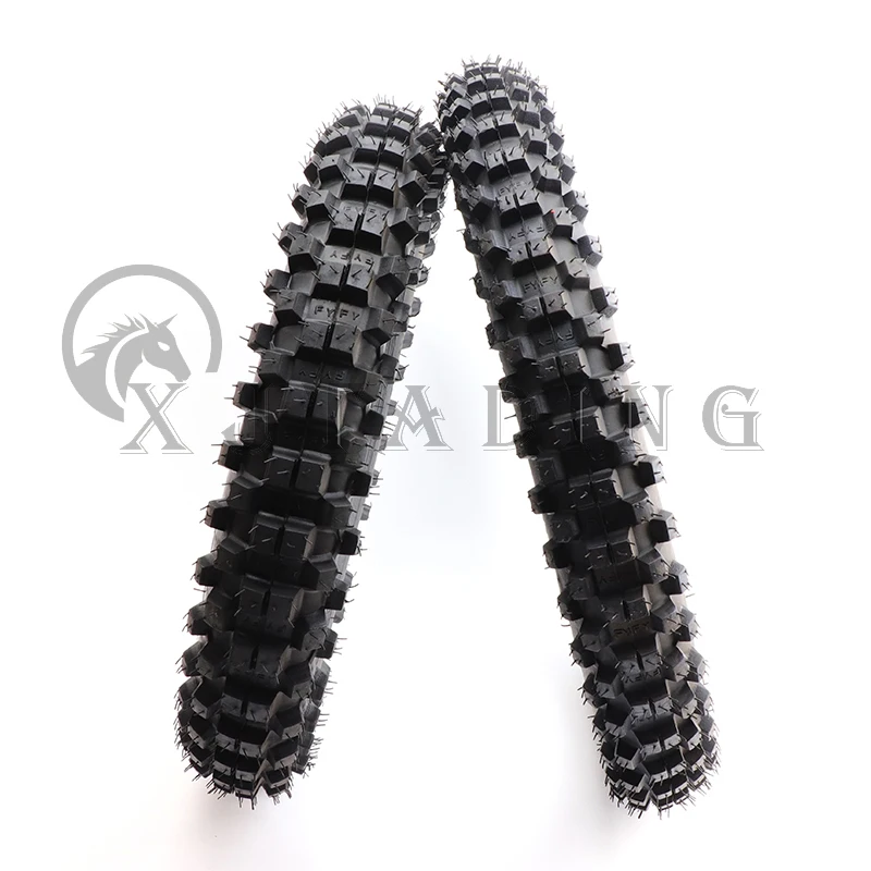 Off Road Tire 90/100-14 70/100-17 Inner And Outer Tires For Mud Pit Motorcycle Off Road Motorcycle 14/17 Inch Rear/Front Wheel