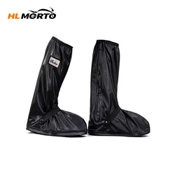 1 Pair Reusable Motorcycle Rain Shoes Cover Non-Slip Protectors Covers For Bicycle Scooter Dirt Bike Rainy Snowy Day