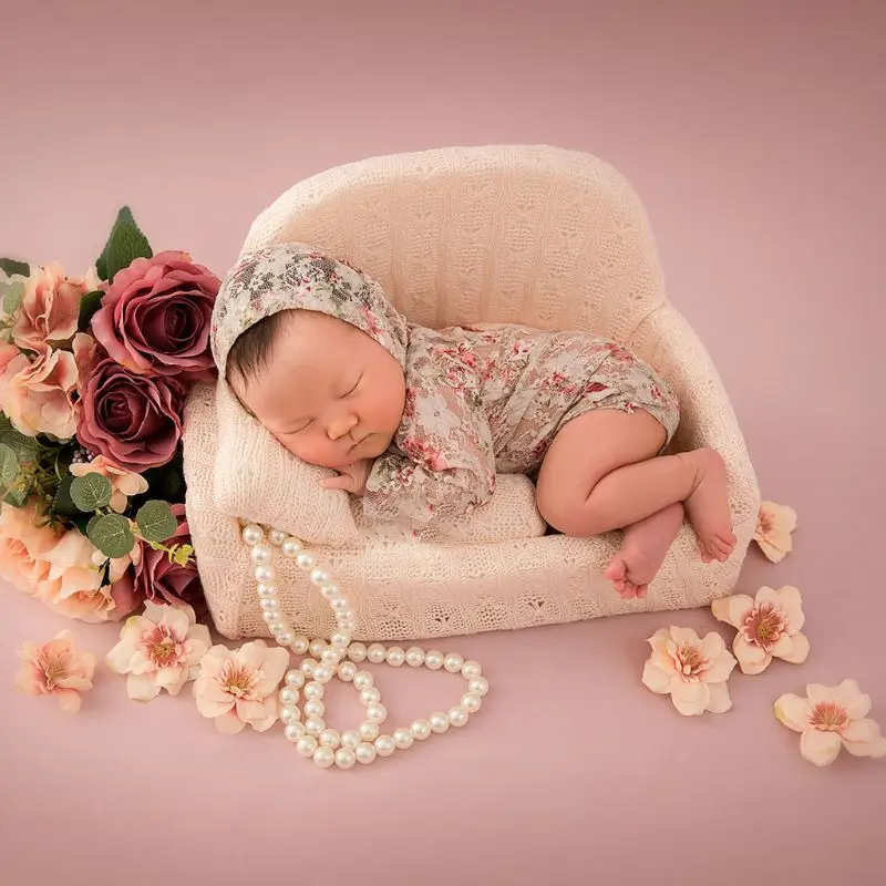 4 Teile/satz Neugeborenen Fotografie Requisiten Baby Posiert Sofa Kissen Set Stuhl Dekoration P31B