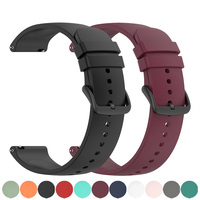 22mm Silicone Strap for Huami Amazfit T-Rex3 Pro 48mm Sport Watchband for Amazfit Pace Stratos 3 2 2S/Balance/Bip 6 5/Helio Band
