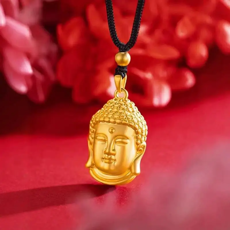 

Вьетнамское песочное золотое ожерелье, древний метод мира, пряжка, плетеная веревка, восемь сокровищ, орнамент с компасом, праздничный подарок