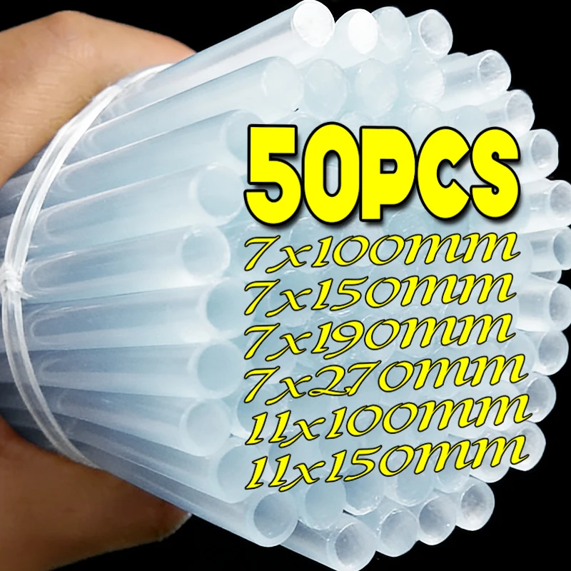 Wholesale Transparent Hot Melt Glue Sticks Strong Visco Home Electric Glue Stick Gun DIY Craft Tools Album Repair Kits 7/11mm