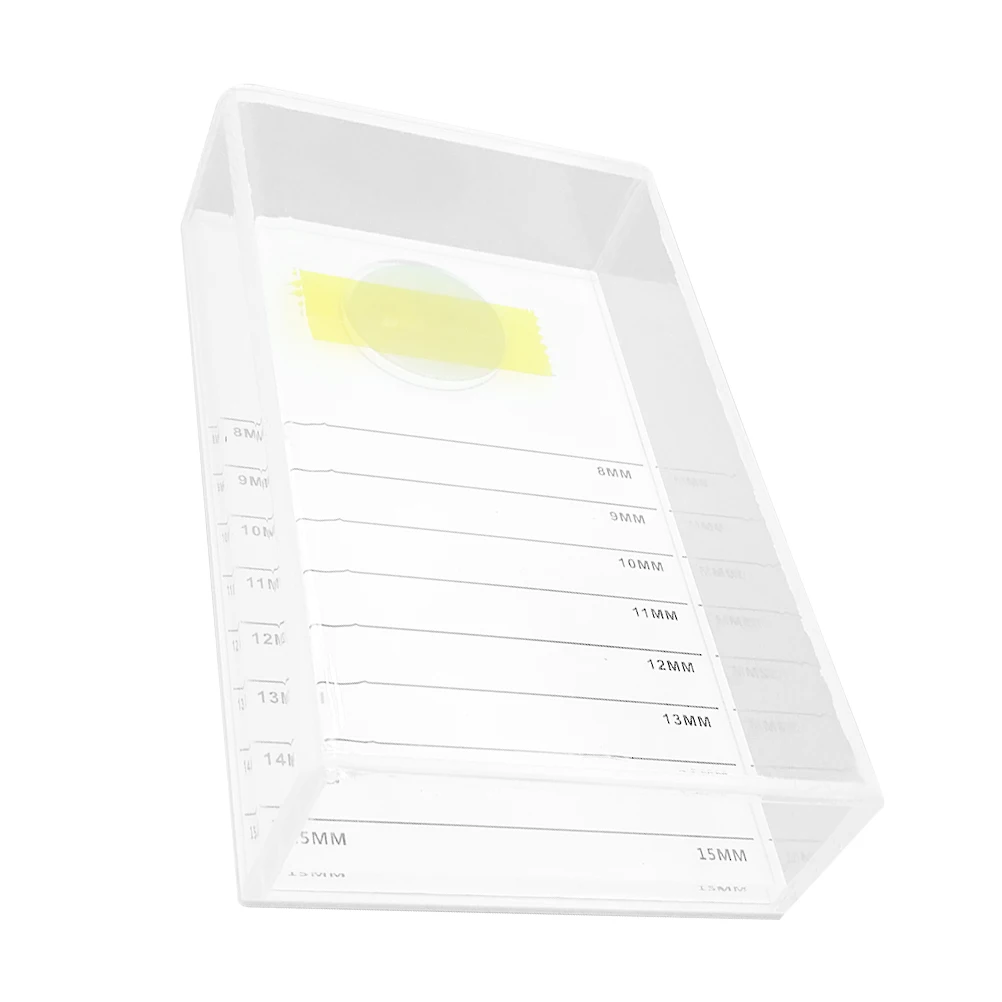 

1pc Grafting Eyelash Box Lash Extension Storage Transparent Acrylic Dustproof Supplies HOLDER Pallet Eyelashes
