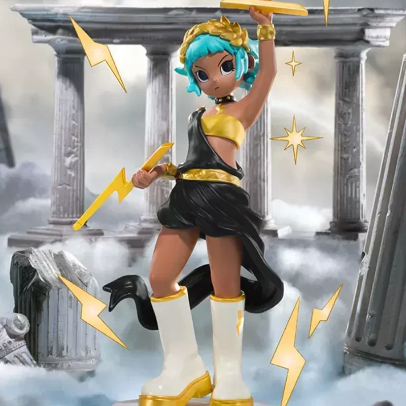 POP MART Peach Riot Power Chords Serie Blind Box Original Spielzeug Überraschungstüte Mystery Box Puppe Niedliche Anime-Figur Ornament Geschenk