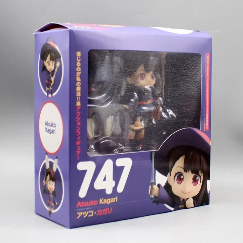 

11cm Little Witch Academia Anime Figure GK KagariAtsuko Q-Version Clay Man Mobile Doll Kawaii Model Desktop Decoration Toy Gifts