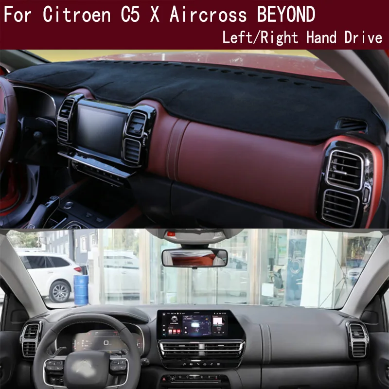 

For Citroen C5 Aircross X BEYOND Tourer X7 Dash Mat Dashmat Dashboard Cover Instrument Panel Sunscreen Pad Ornaments
