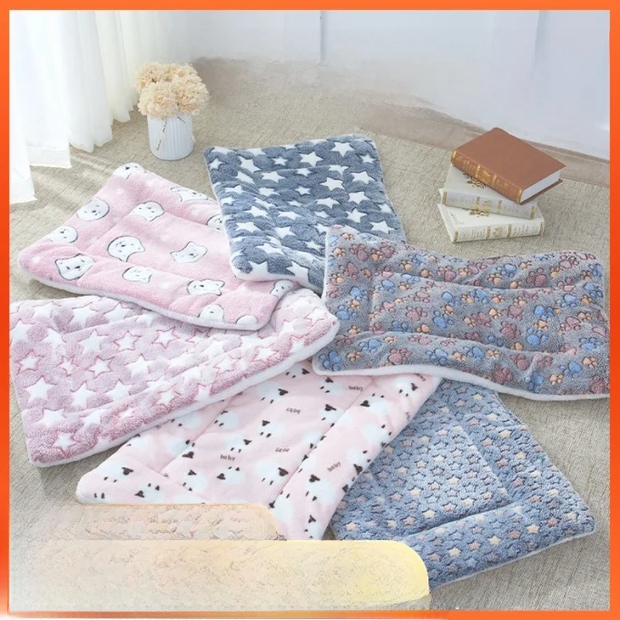 

Thiened Autumn Winter Pet Mat Dog Bed Blanket Four Seasons Universal Pet Nest Bed Cover Sp Cuion