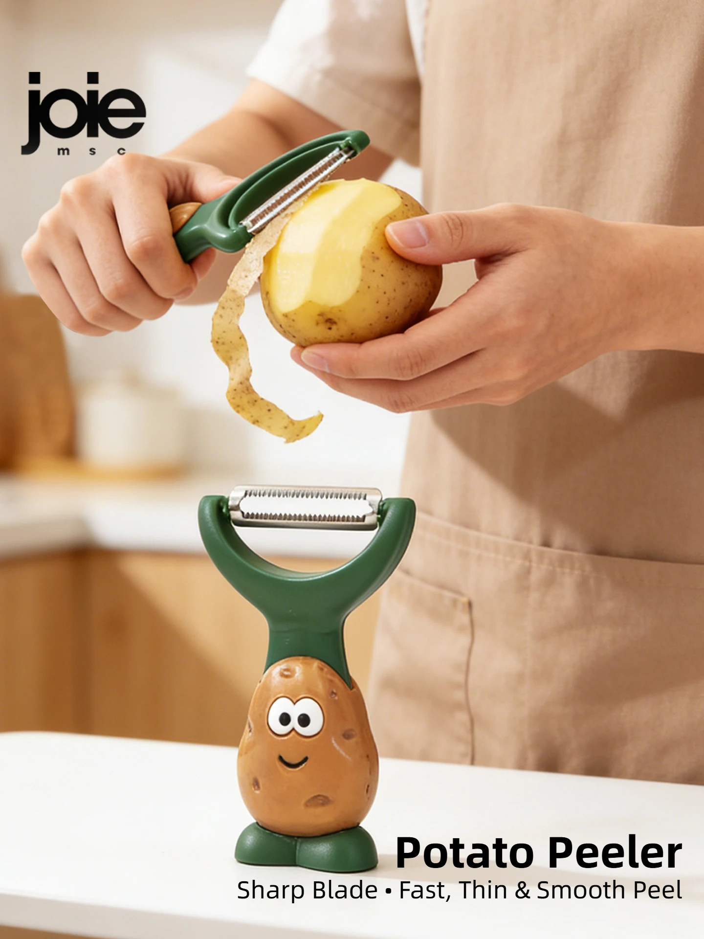 Joie ポテトピーラーステンレス鋼の皮むき器果物野菜の皮むき器