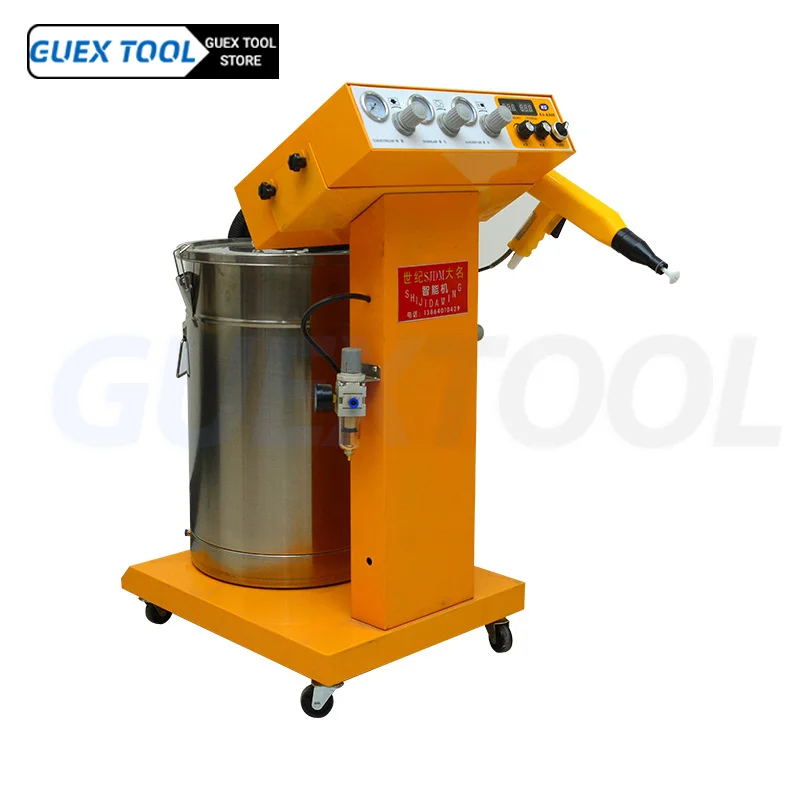 400mm Small Automatic Spray Molding Machine Electrostatic Powder Coating Machine 500W  Industrial Spraying Hardware Painting