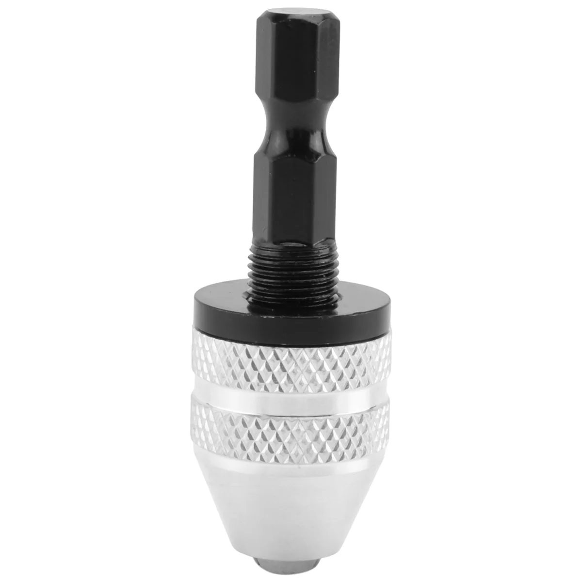 A75K فضي + أسود 6 مم مثقاب بدون مفتاح تشاك محول التغيير السريع محول عرافة عرقوب