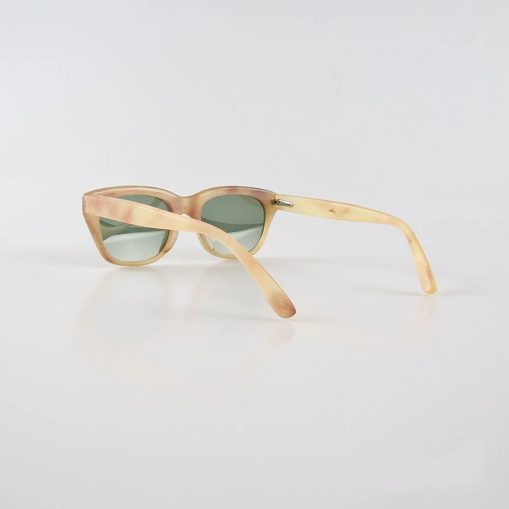 Men's Glasses Frame Reading Lenses Eyeglass Frames Square Vintage Retro Handmade craft Honey Horn Man Prescription Eyeglasses