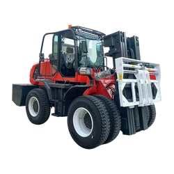 Multipurpose Forklift 3 Ton 3.5t 4t 5t 6ton 4wd 4 Wheel Drive Off-Road All Rough Terrain Diesel Forklift Farm Customized