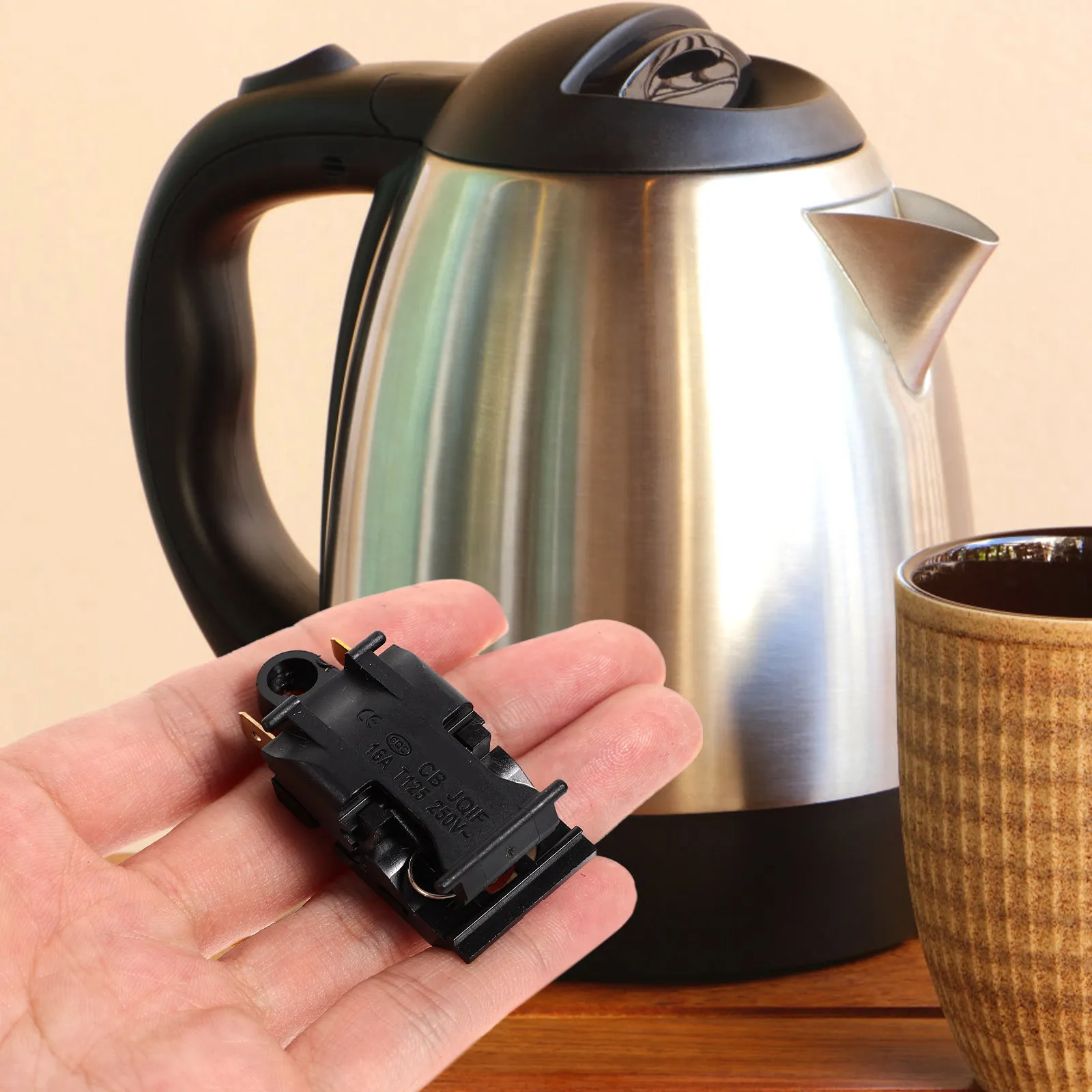 10Pcs Electric Kettle Thermal Control Switch Normally Closed Thermostat Temperature Sensor for Water Heater Kettle Auto Boil