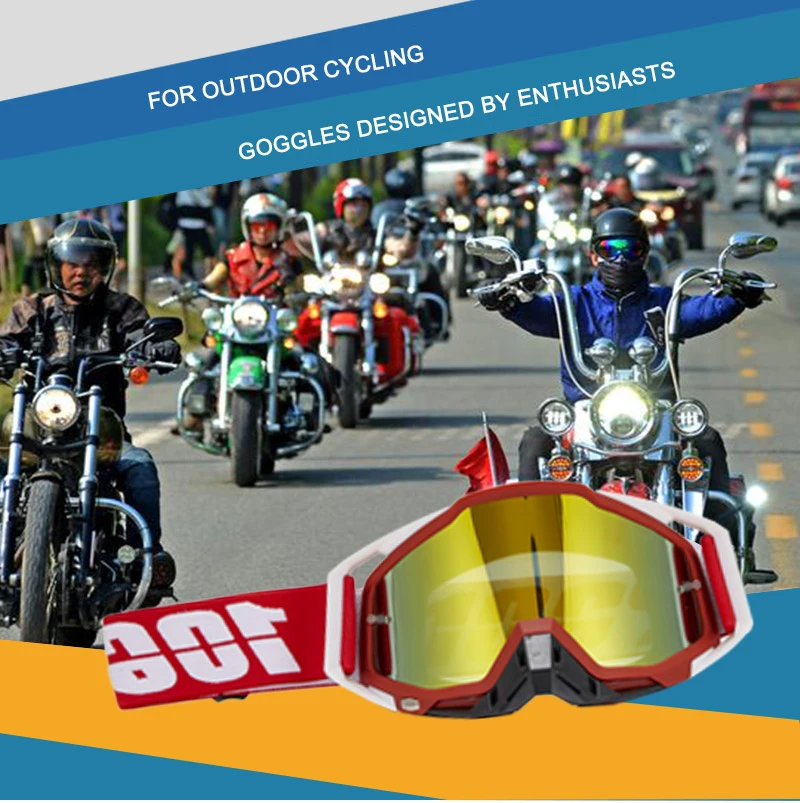 Hochleistungsfähiger Motorradhelm; Offroad-Motorrad-Sonnenbrille; Geländetaugliche Herren-Motorradbrille; ATV-winddicht; b – Detail 4