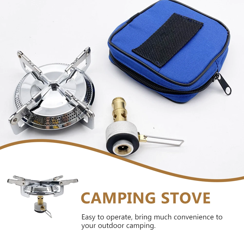 

1 Set High-Class Portable Outdoor Camping Gas High Power Burner Lightweight Metal Head For Hiking Picnic Backpacking Camp Stove