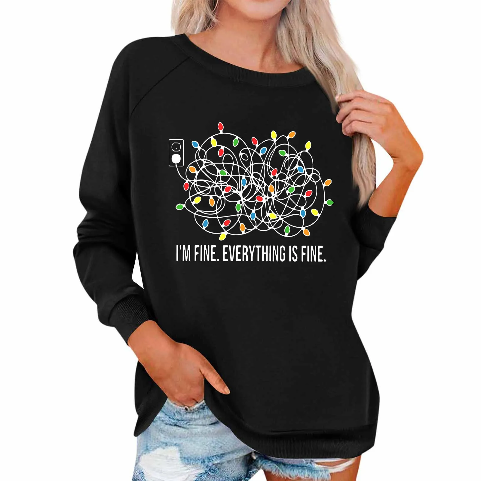 Sudadera Con Capucha de manga larga para Mujer, Ropa informal de moda, Color sólido, Ropa En promoción