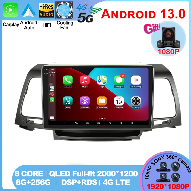 

For KIA Opirus 2007-2008 2Din Android 13 Car Radio Multimidia Video Player GPS Navigation 2din Carplay Auto Stereo